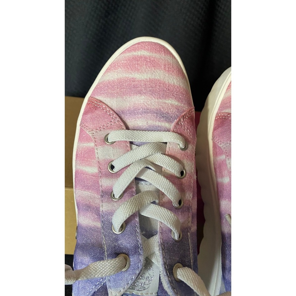 Roxy Sheilahh Dew Tie Dye Platform Sneakers Womens 9 ARJS700144 New In Box - Picture 5 of 5